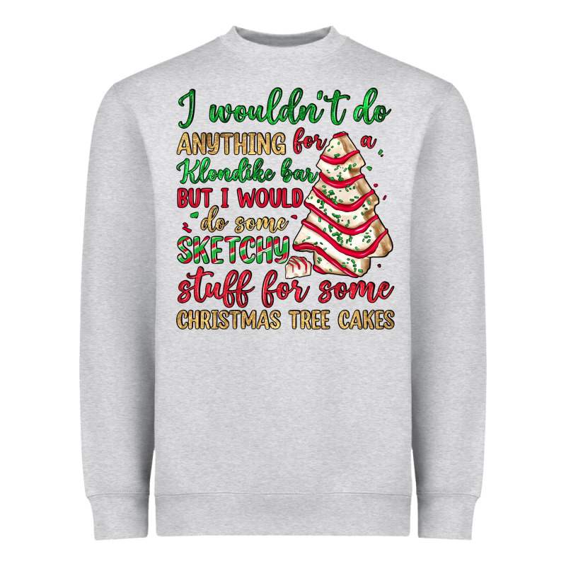 Sketchy Stuff For Some Christmas Tree Cakes Heavyweight Sweatshirt by JahusDesignShop | Teevron