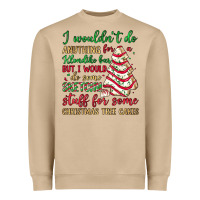 Mushroom sketchy stuff for some christmas tree cakes Heavyweight Sweatshirt - JahusDesignShop