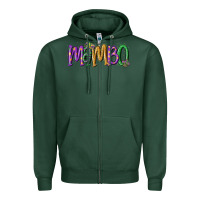 Sports Green mardi gras mambo Zipper Hoodie - MaliasSmallBusiness