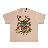 Burro oh deer Christmas Urban Heavy Tee - BundleAndBundleShop