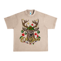 French Oak oh deer Christmas Urban Heavy Tee - BundleAndBundleShop