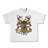 Oh Deer Christmas Urban Heavy Tee | Teevron