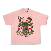 Salmon oh deer Christmas Urban Heavy Tee - BundleAndBundleShop
