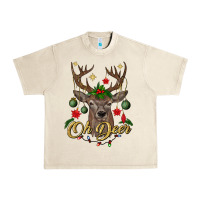 Sandshell oh deer Christmas Urban Heavy Tee - BundleAndBundleShop