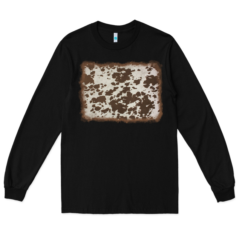 Cowhide Background Long Sleeve Tee by AdoDesignShop | Teevron