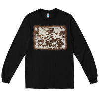 Black cowhide background Long Sleeve Tee - AdoDesignShop