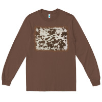 Chestnut cowhide background Long Sleeve Tee - AdoDesignShop