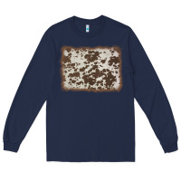 Navy cowhide background Long Sleeve Tee - AdoDesignShop