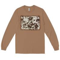 Toasted Coconut cowhide background Long Sleeve Tee - AdoDesignShop