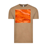 Vintage Coffee orange glitter Vintage Tee - JahusDesignShop