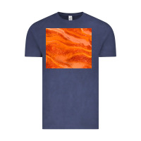 Vintage Denim orange glitter Vintage Tee - JahusDesignShop