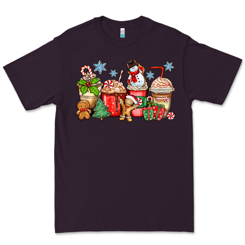Christmas Coffee Cups Premium Tee by Zillion Design Studio | Teevron