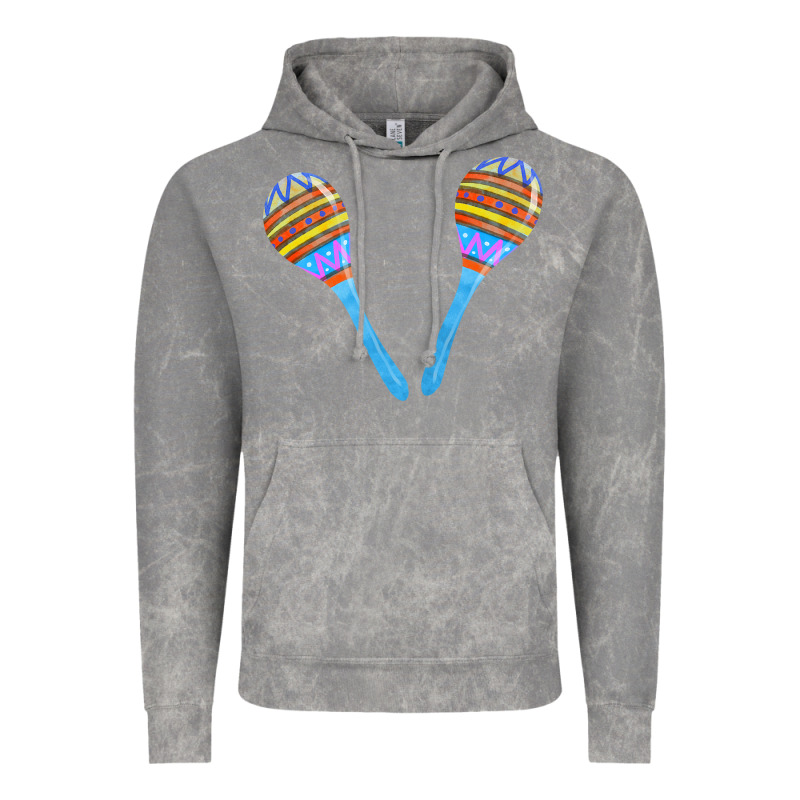 Blue Maracas Vintage Hoodie by FaDigitalArtStudio | Teevron