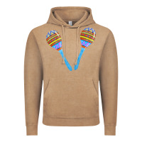 Vintage Coffee blue maracas Vintage Hoodie - FaDigitalArtStudio