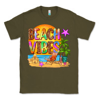 Army Green beach vibes Classic Tee - AdoDesignShop