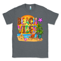 Charcoal Heather beach vibes Classic Tee - AdoDesignShop