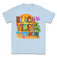 Dusty Blue beach vibes Classic Tee - AdoDesignShop