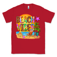 Red beach vibes Classic Tee - AdoDesignShop