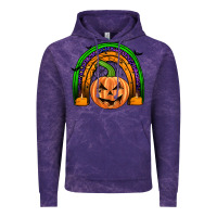 Cloud Purple halloween rainbow Vintage Hoodie - JahusDesignShop