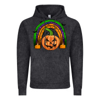 Vintage Black halloween rainbow Vintage Hoodie - JahusDesignShop