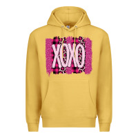 Antique Gold Love Xoxo Brushstrokes Valentines Premium Hoodie - Bettercallsaul