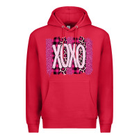 Cardinal Love Xoxo Brushstrokes Valentines Premium Hoodie - Bettercallsaul