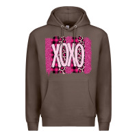 Coffee Love Xoxo Brushstrokes Valentines Premium Hoodie - Bettercallsaul