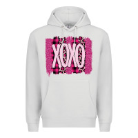 Dove Grey Love Xoxo Brushstrokes Valentines Premium Hoodie - Bettercallsaul