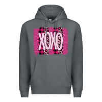 Rock Love Xoxo Brushstrokes Valentines Premium Hoodie - Bettercallsaul