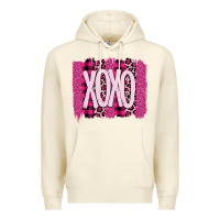 Sandshell Love Xoxo Brushstrokes Valentines Premium Hoodie - Bettercallsaul
