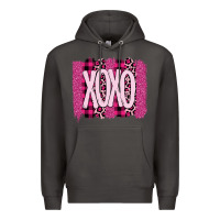 Smoke Love Xoxo Brushstrokes Valentines Premium Hoodie - Bettercallsaul