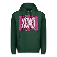 Sports Green Love Xoxo Brushstrokes Valentines Premium Hoodie - Bettercallsaul