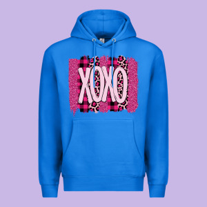 Love Xoxo Brushstrokes Valentines Premium Hoodie Designed By Bettercallsaul