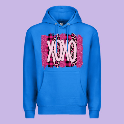 Love Xoxo Brushstrokes Valentines Premium Hoodie Designed By Bettercallsaul