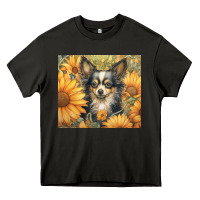 Asphalt chihuahua Heavy Core Tee - Unal Design