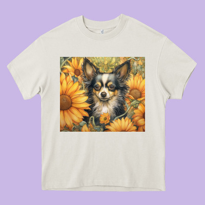 Chihuahua Heavy Core Tee Designed By Unal Design