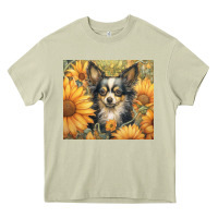 Mossy chihuahua Heavy Core Tee - Unal Design