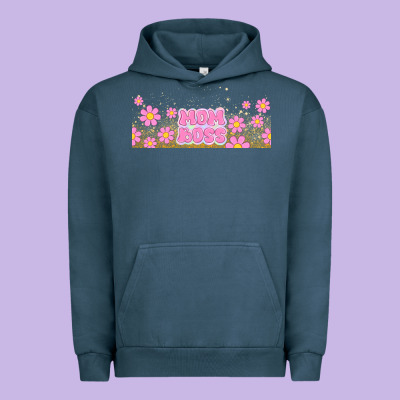 Mom Boss Daisies Urban Hoodie Designed By Tumblerdesignbyshophia