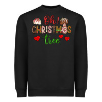 Black oh christmas tree Heavyweight Sweatshirt - JahusDesignShop