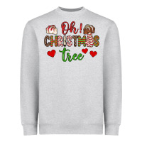 Heather Grey oh christmas tree Heavyweight Sweatshirt - JahusDesignShop