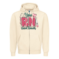 Sandshell you rn good hands registered nurse Zipper Hoodie - MaliasSmallBusiness