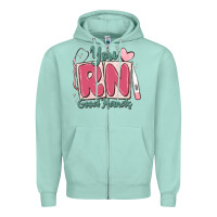 Seafoam you rn good hands registered nurse Zipper Hoodie - MaliasSmallBusiness
