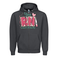 Smoke you rn good hands registered nurse Zipper Hoodie - MaliasSmallBusiness