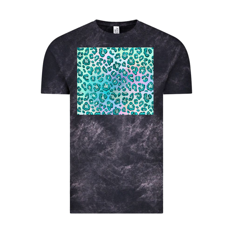 Turquoise Leopard Glitter Vintage Tee by JahusDesignShop | Teevron