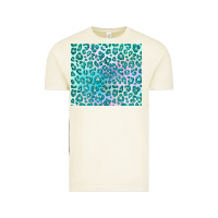 Vintage Arctic turquoise leopard glitter Vintage Tee - JahusDesignShop