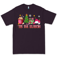 Plum 'tis the season pink christmas Premium Tee - Zillion Design Studio