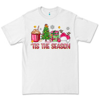 White 'tis the season pink christmas Premium Tee - Zillion Design Studio