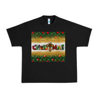Black Christmas with cross Urban Heavy Tee - BundleAndBundleShop