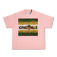 Salmon Christmas with cross Urban Heavy Tee - BundleAndBundleShop
