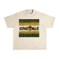 Sandshell Christmas with cross Urban Heavy Tee - BundleAndBundleShop